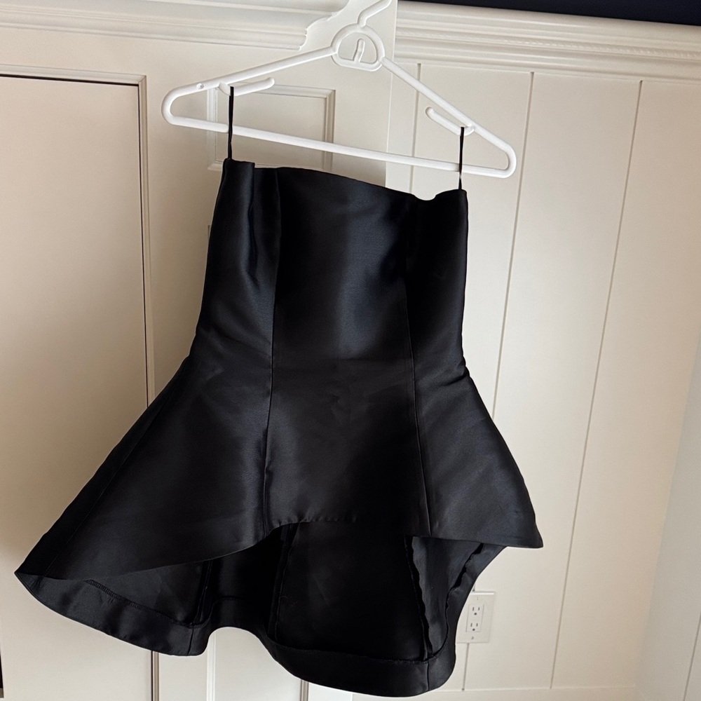 Solace London Black Asymmetrical Top